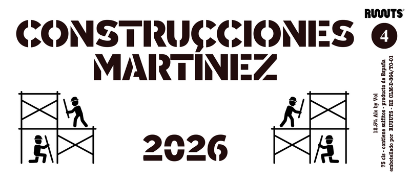 Etiqueta corporativa de ejemplo hecha con el constructor de RUUUTS