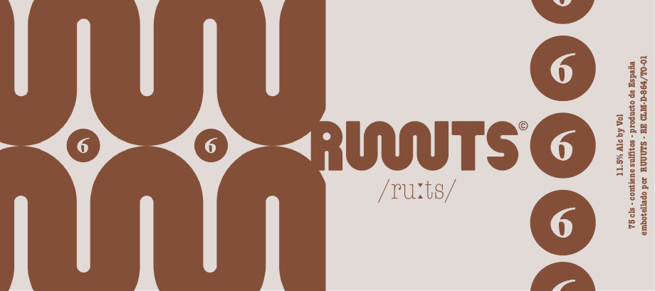 Etiqueta RUUUTS Nº6